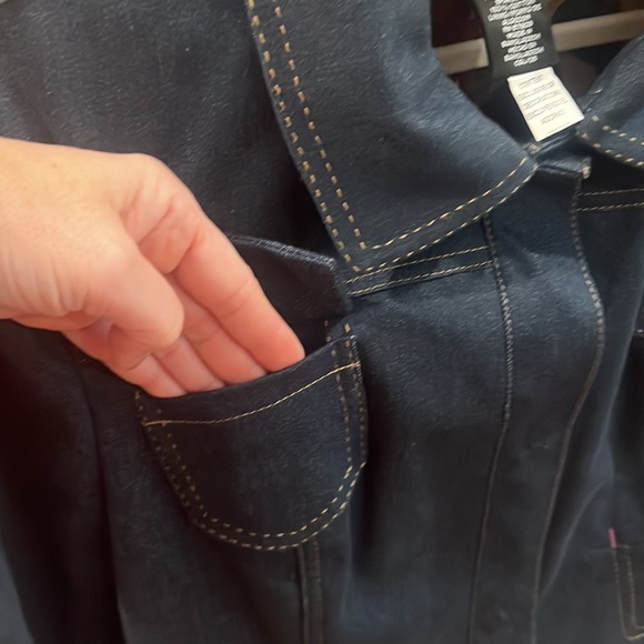 W Work to Weekend Denim Jacket.  Size 14 - Picture 7 of 12